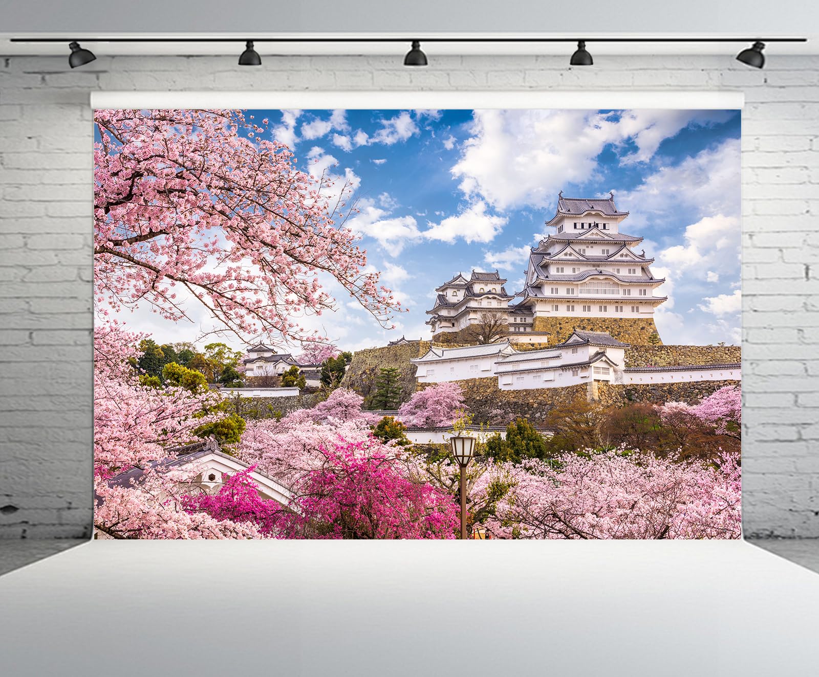 Amazon.com : CHNYWORK 7x5ft Japan Spring Backdrop Himeji Castle